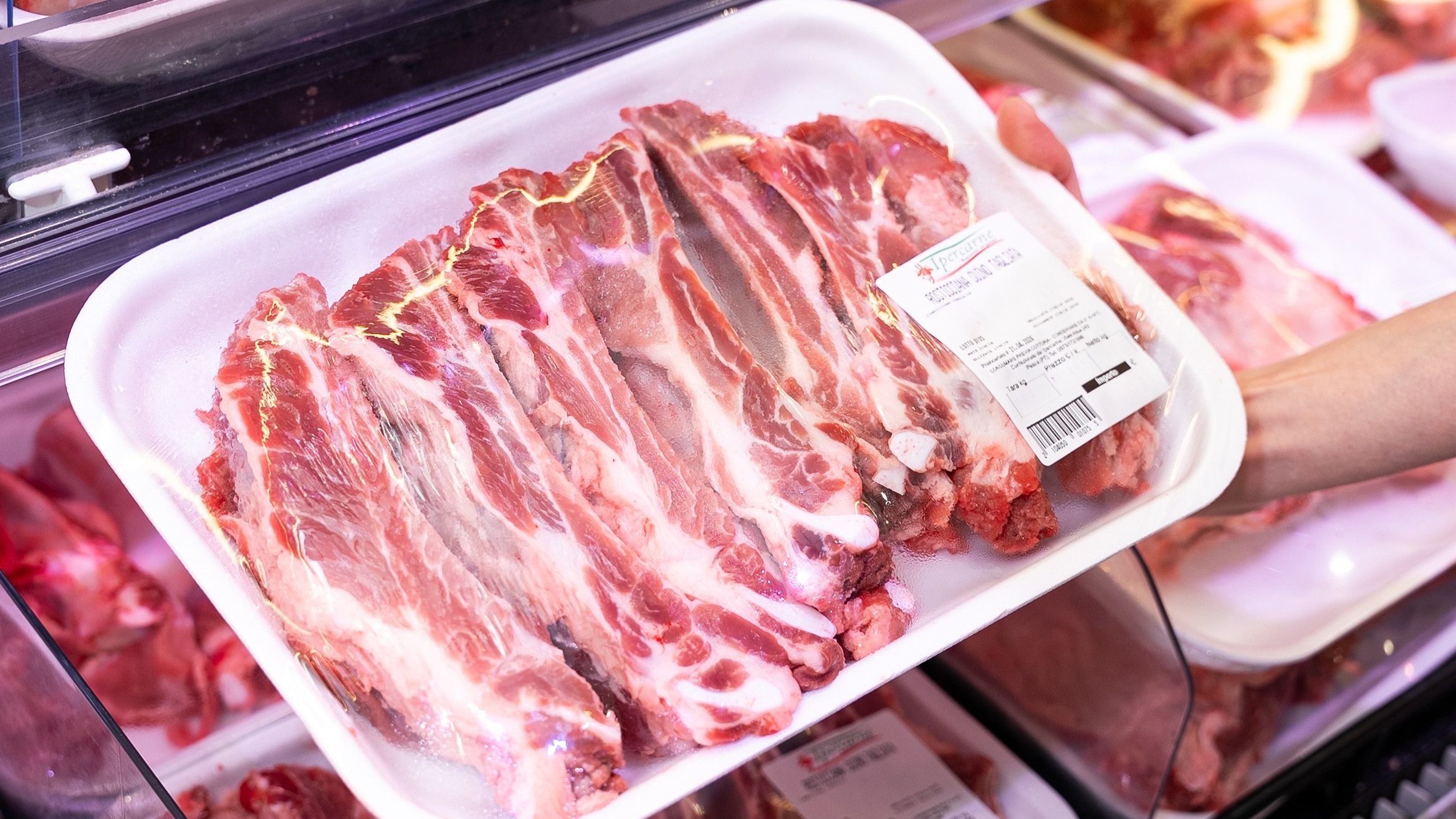 Carne suina selezionata